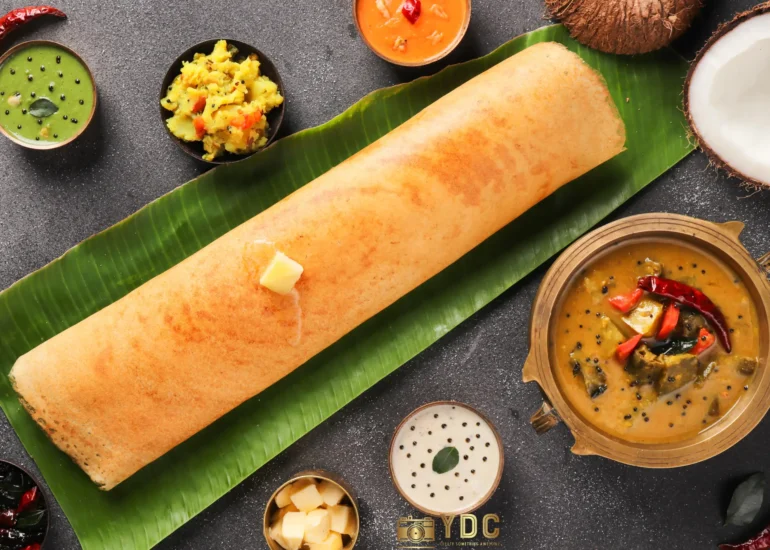 Butter Dhosa sambar