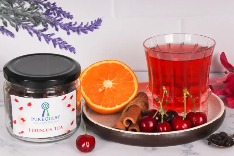 Hibiscus Tea creative shoot