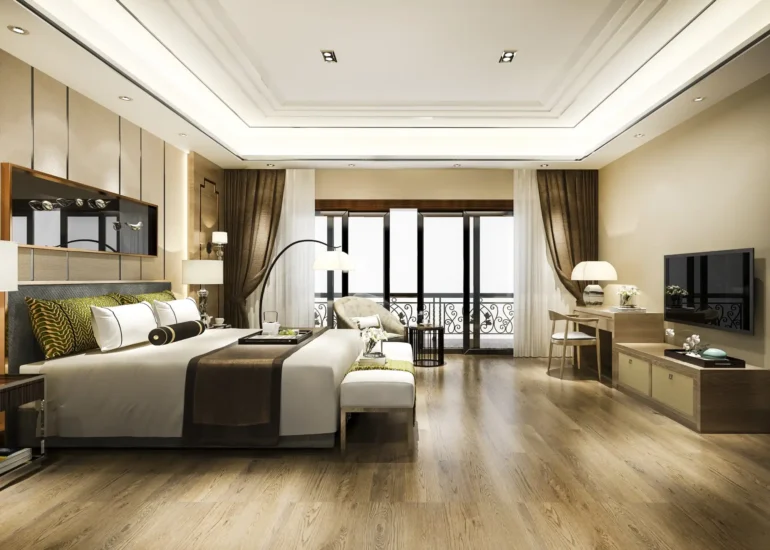 luxury bedroom suite